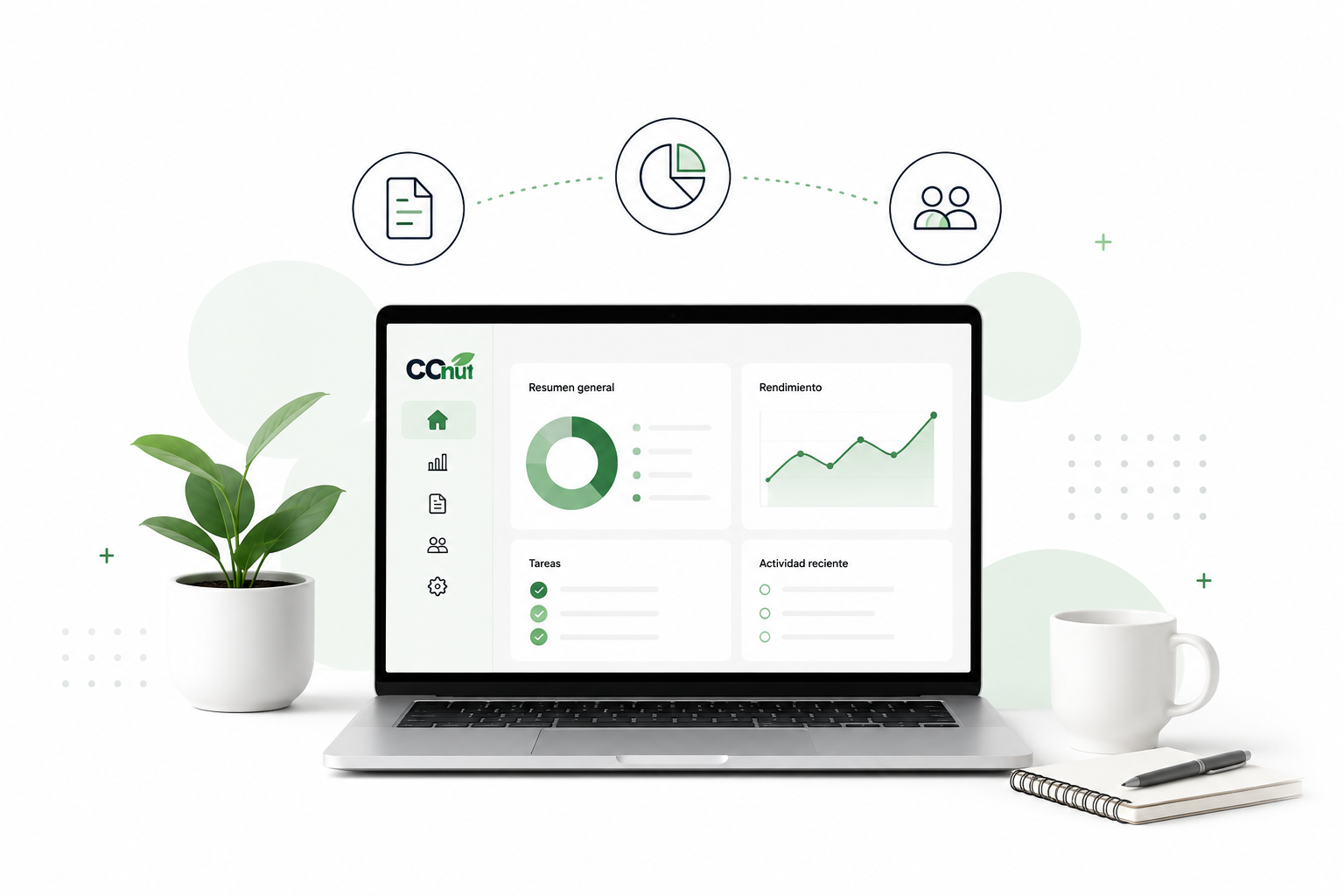 CCnut dashboard comercial